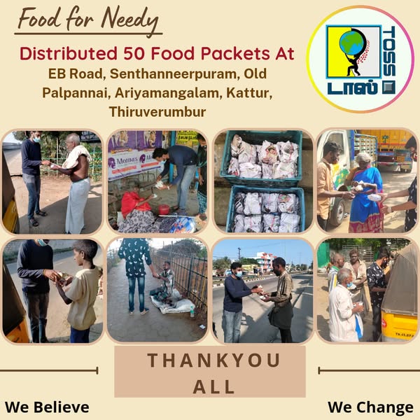 TOSS volunteers during hunger relief outreach